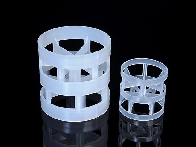 酸堿廢氣處理塔填充鮑爾環效果